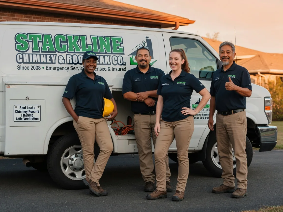 Chimney flashing repair company in Delphos, KS